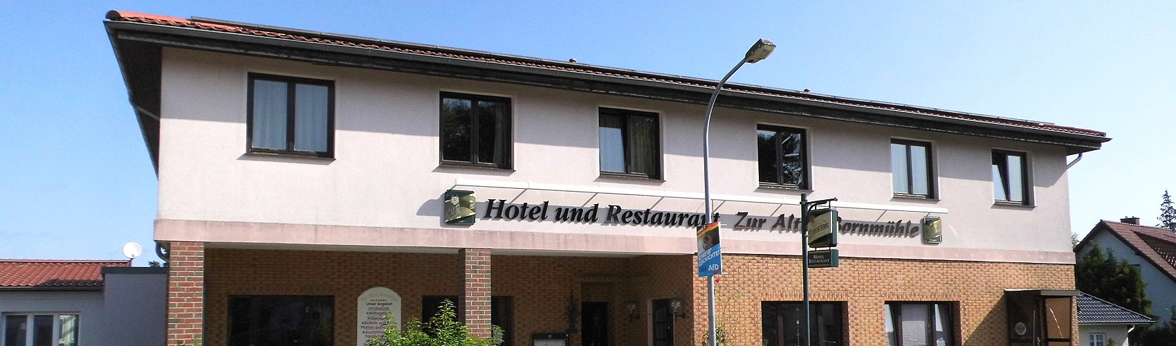 Hotel zur Alte Bornmühle in Fürstenberg an der Havel